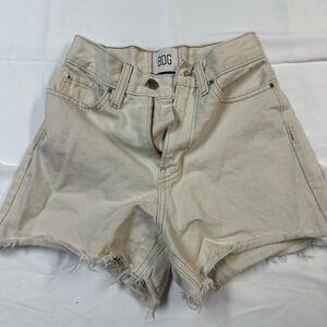 BDG Women's Off-White Jean Shorts